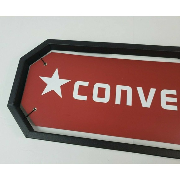 Converse All Star Metal Frame Sign Store Display - Picture 2 of 8